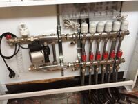 Коллектор теплого пола со смесительным узлом